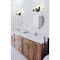 Z-Lite Lyna Vanity, 3-Light, 22 In.W x 6.5 In.L x 9 In.H, Matte Black/Clear 823-3V-MB - alternate 7